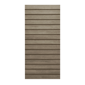 Gray Woodgrain Vertical Slatwall Panel