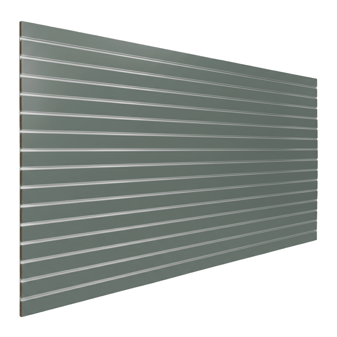 Green Slate slatwall finish