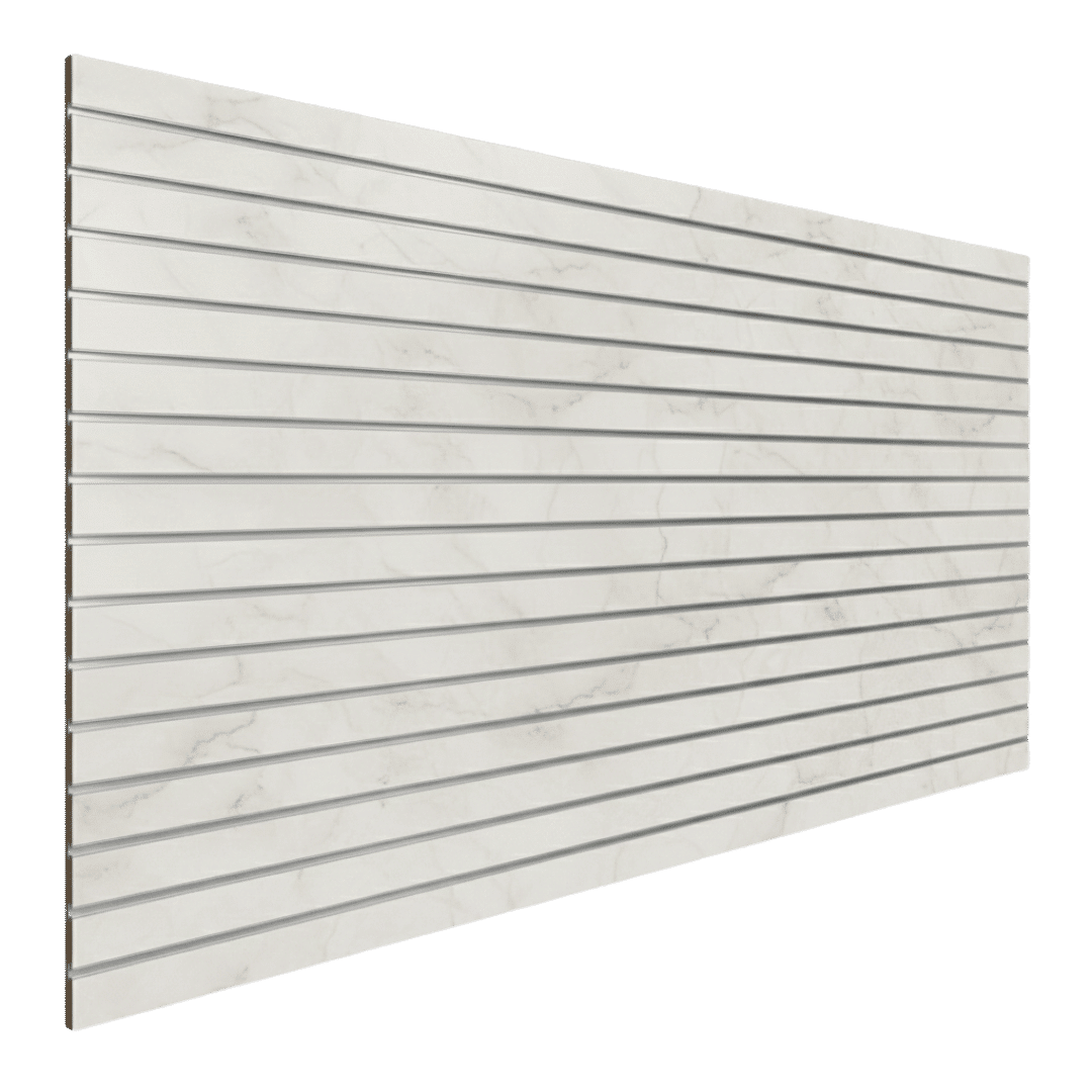 Ice Onyx slatwall finish