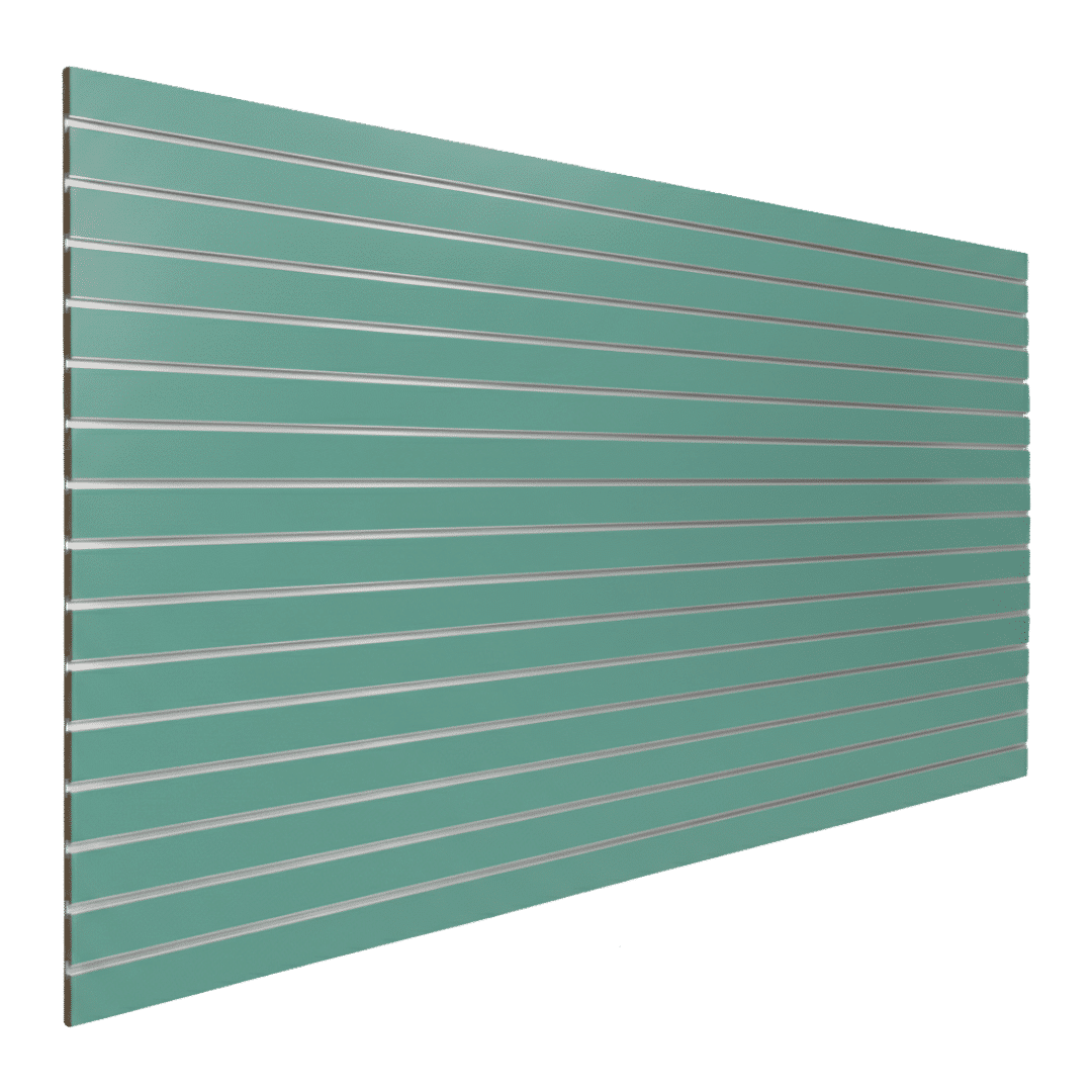 Jadeite slatwall finish