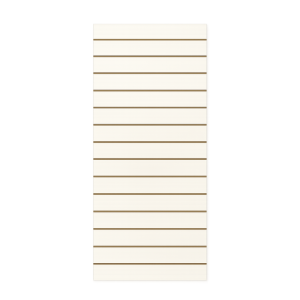 White Matte Vertical Slatwall Panel