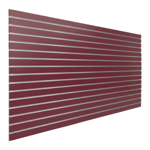 New Burgundy Slatwall Panel