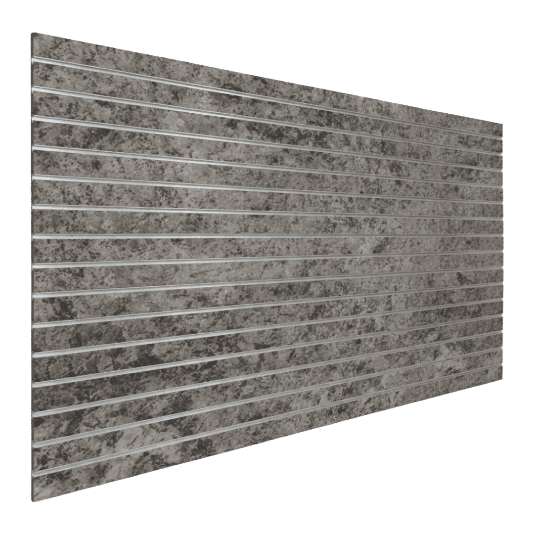 Perlato Granite slatwall finish