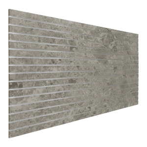 Silver Shalestone Slatwall Panel