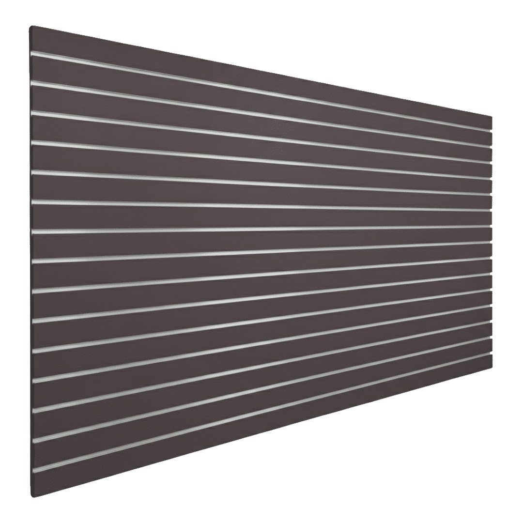 Smoke slatwall finish