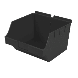 Slatwall Bins | Storbox Big | Black