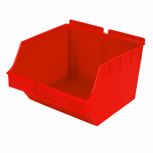 Slatwall Bins | Storbox Big | Red