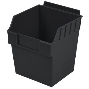 Slatwall Bins | Storbox Cube | Black