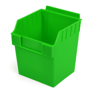Slatwall Bins | Storbox Cube | Green