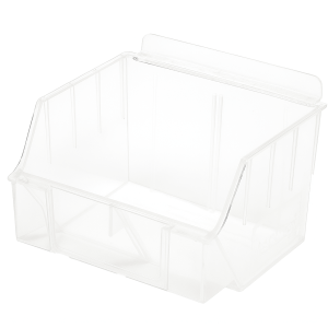 Slatwall Bins | Storbox Standard | Clear