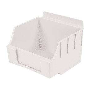 Slatwall Bins | Storbox Standard | White