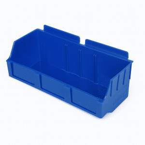 Slatwall Bins | Storbox Wide | Blue