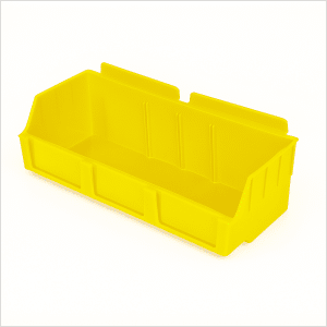 Slatwall Bins | Storbox Wide | Yellow