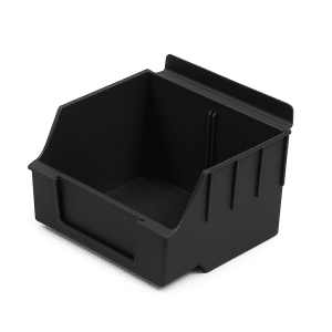 Slatwall Bins | Storbox Standard | Black