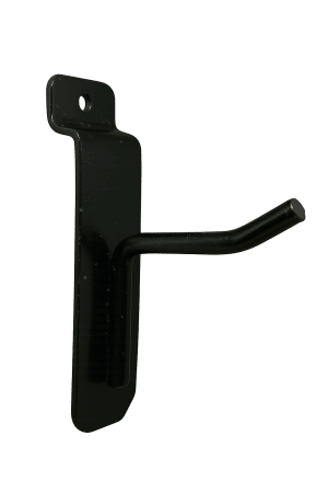 Used Black Slatwall Hook - 1 Inch
