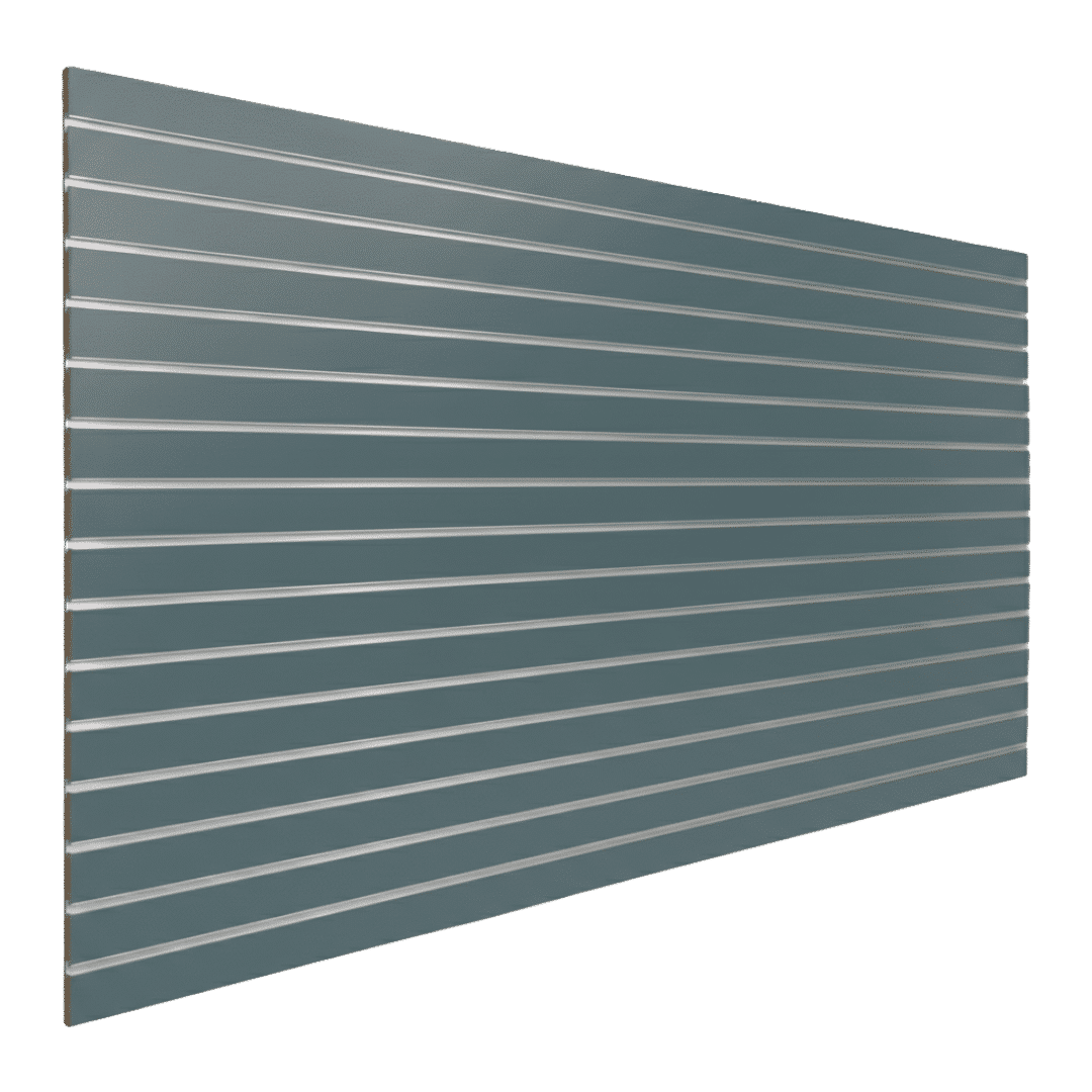 Winter Sky slatwall finish