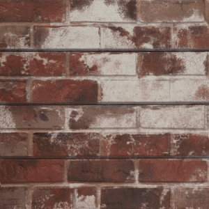textured slatwall brick red