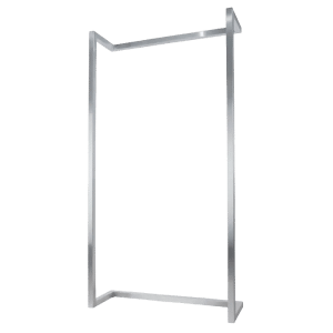 Alta Wall Display | Satin Chrome