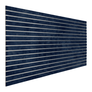 Ceramic Blue Slatwall Panel