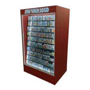 Sports Card Display Case | Cherry | Wall Edition | with Custom Logo