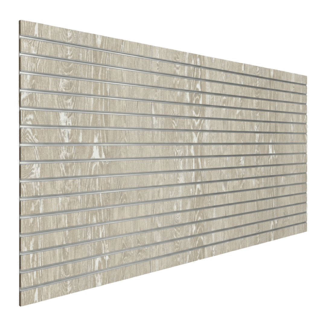 Crafted Ceruse slatwall finish