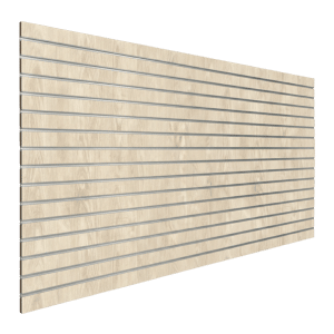 Oak Raw Slatwall Panel