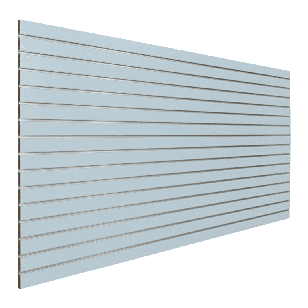 Spritz slatwall finish