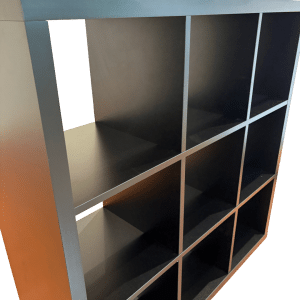 9 Cube Black Cubby Display