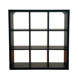 9 Cube Black Cubby Display