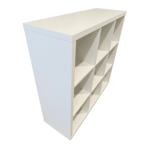 9 Cube White Cubby Display