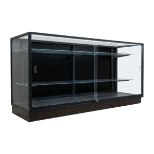 70" Black Front Facing Display Case | Extra Vision