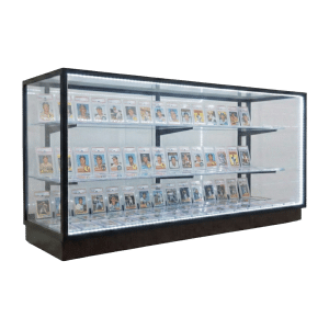 70" Black Countertop Sports Card Display Case | Extra Vision