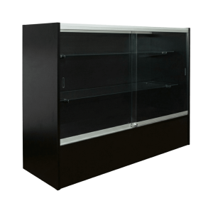 48" Black Front Facing Display Case | Full Vision