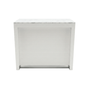 White Woodgrain Jewelry Display Counter
