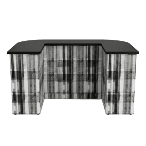 Big Plaid Cubby Checkout Counter