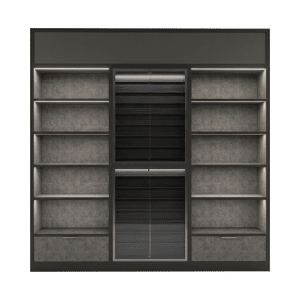 Dark Grey Sports Card Mega Merchandiser