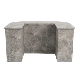 Pantine Concrete Cubby Checkout Counter