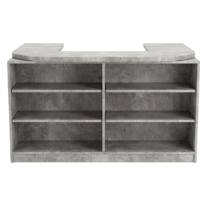 Pantine Concrete Cubby Checkout Counter