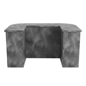 Pewter Brush Cubby Checkout Counter