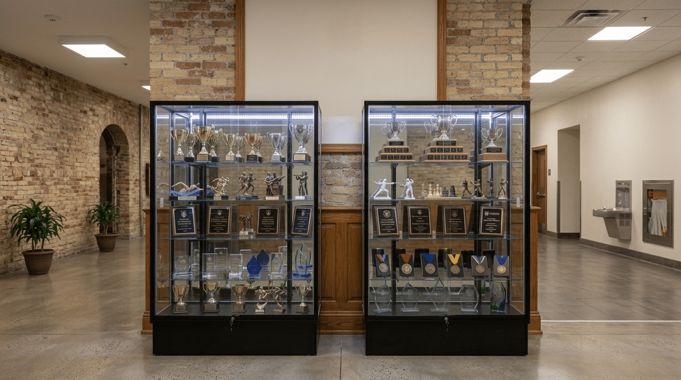 Trophy Case Installation