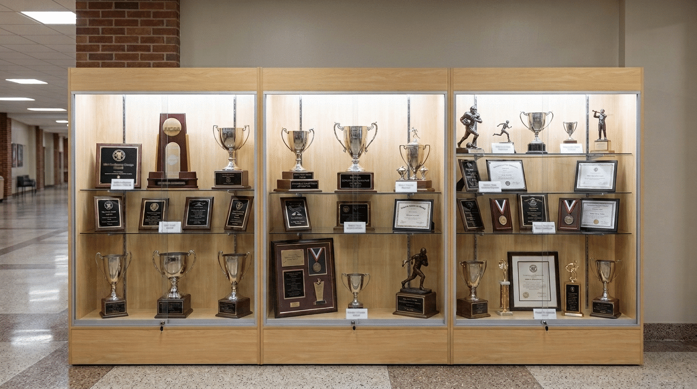 Trophy Case Installation
