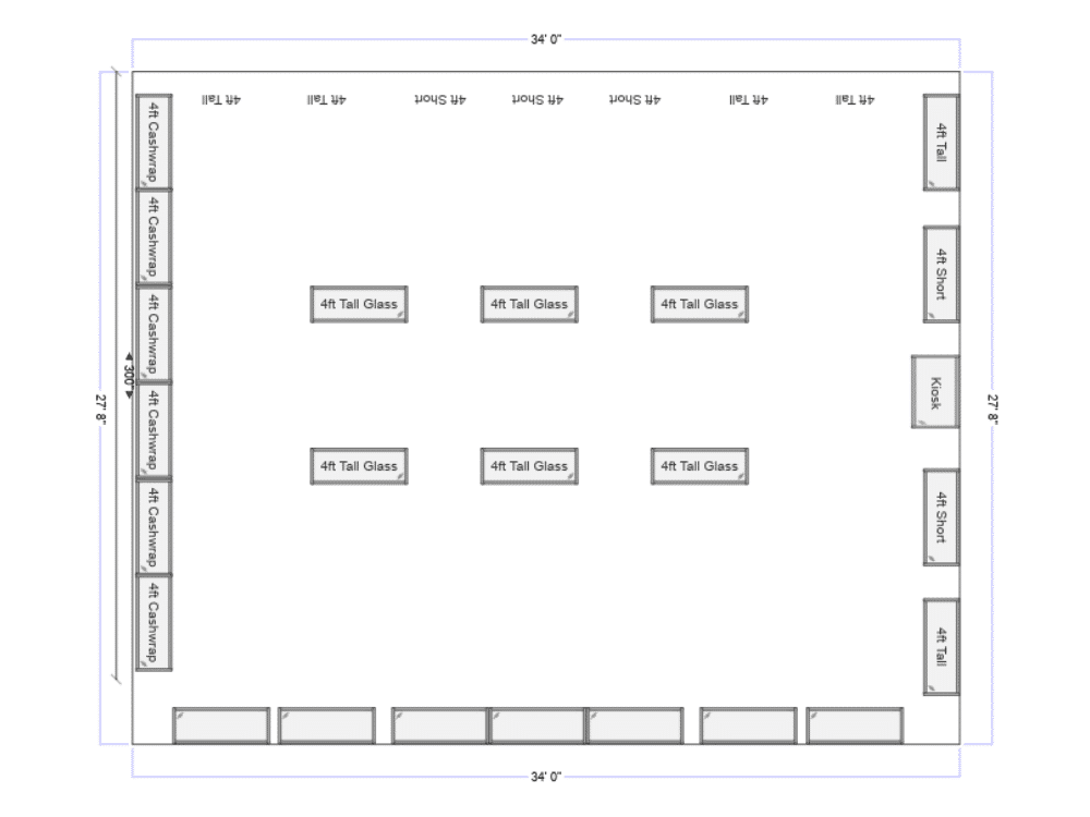 2D store layout plan 2