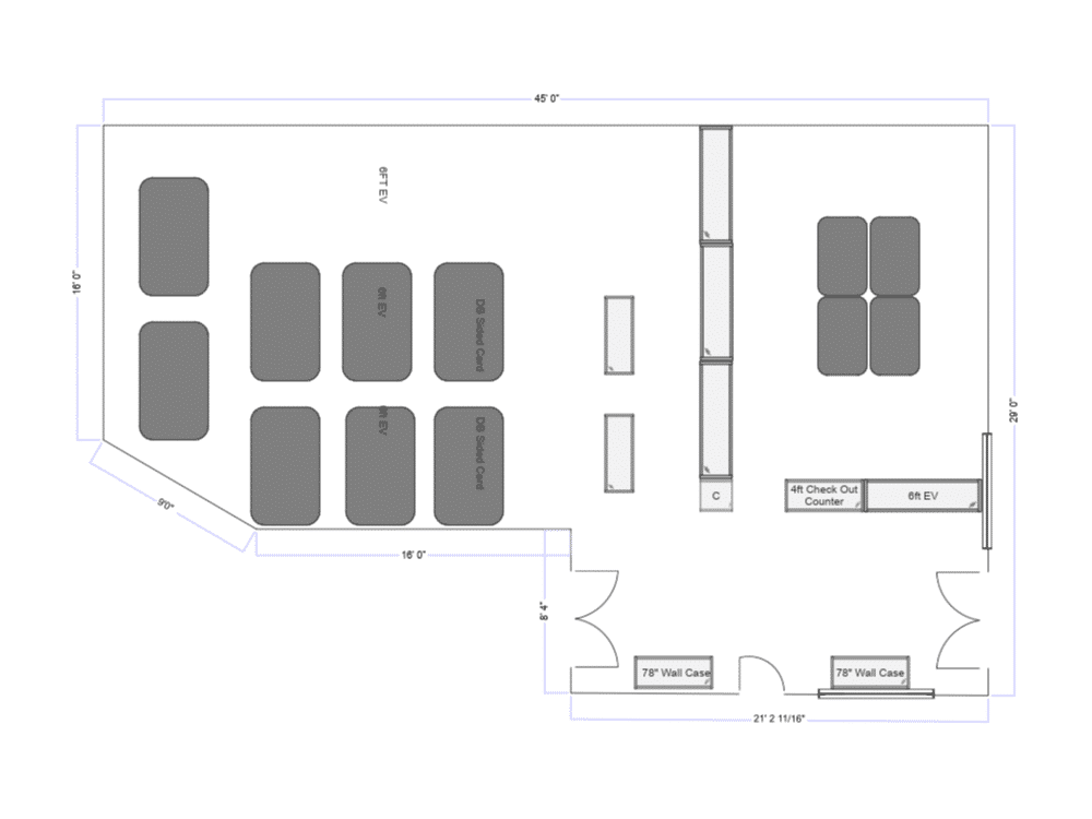 2D store layout plan 6
