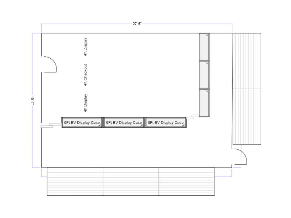 2D store layout plan 8