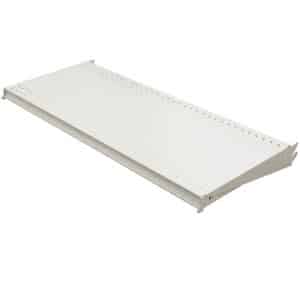 12"D x 48"W White Gondola Shelf